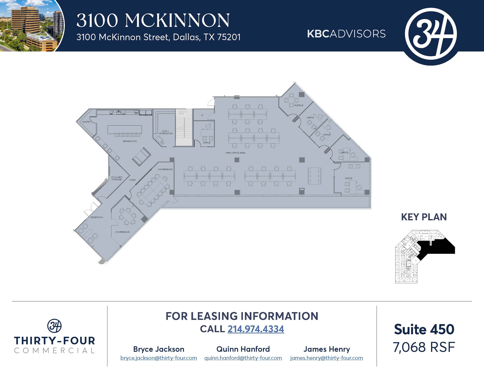3100 McKinnon St, Dallas, TX for lease Floor Plan- Image 1 of 1