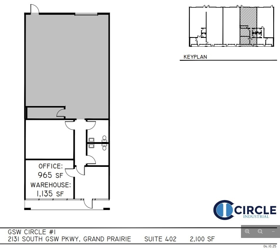 2133 Great Southwest Pky, Grand Prairie, TX for lease Floor Plan- Image 1 of 1