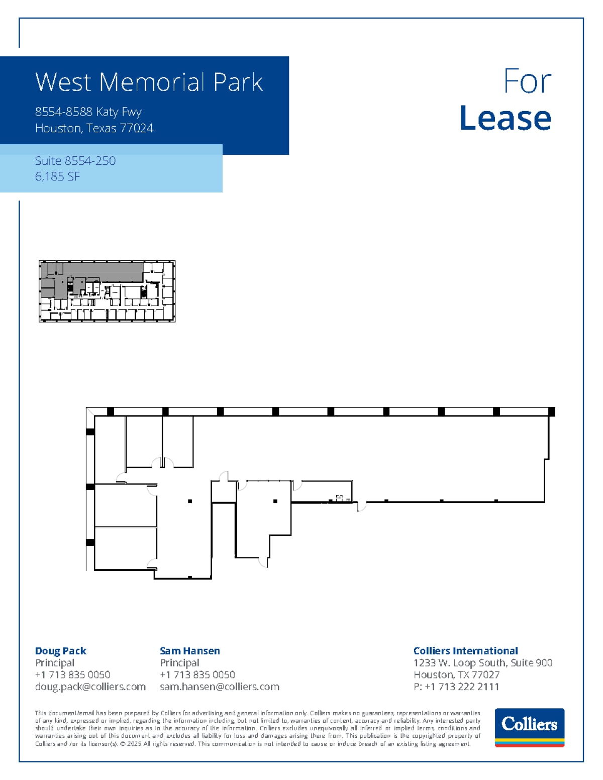 8554 Katy Fwy, Houston, TX for lease Floor Plan- Image 1 of 1