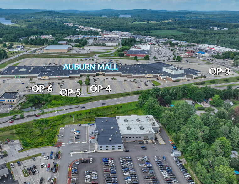 550 Center St, Auburn, ME for lease - Aerial - Image 1 of 3