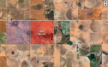 SWC S Slide & County Road 2 rd, Tahoka, TX - AERIAL map view - Image1