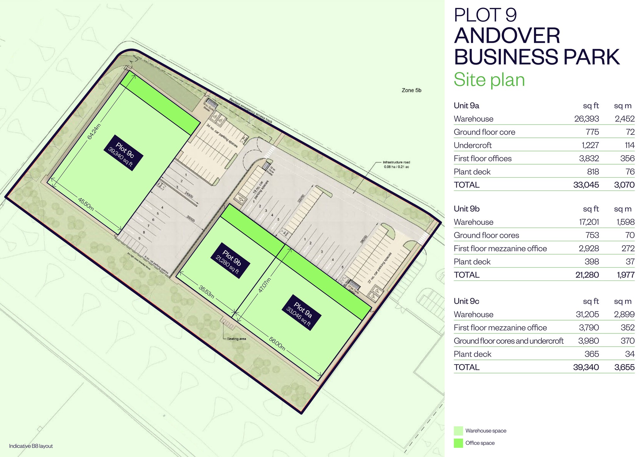 Andover Business Park, Andover for lease Site Plan- Image 1 of 2