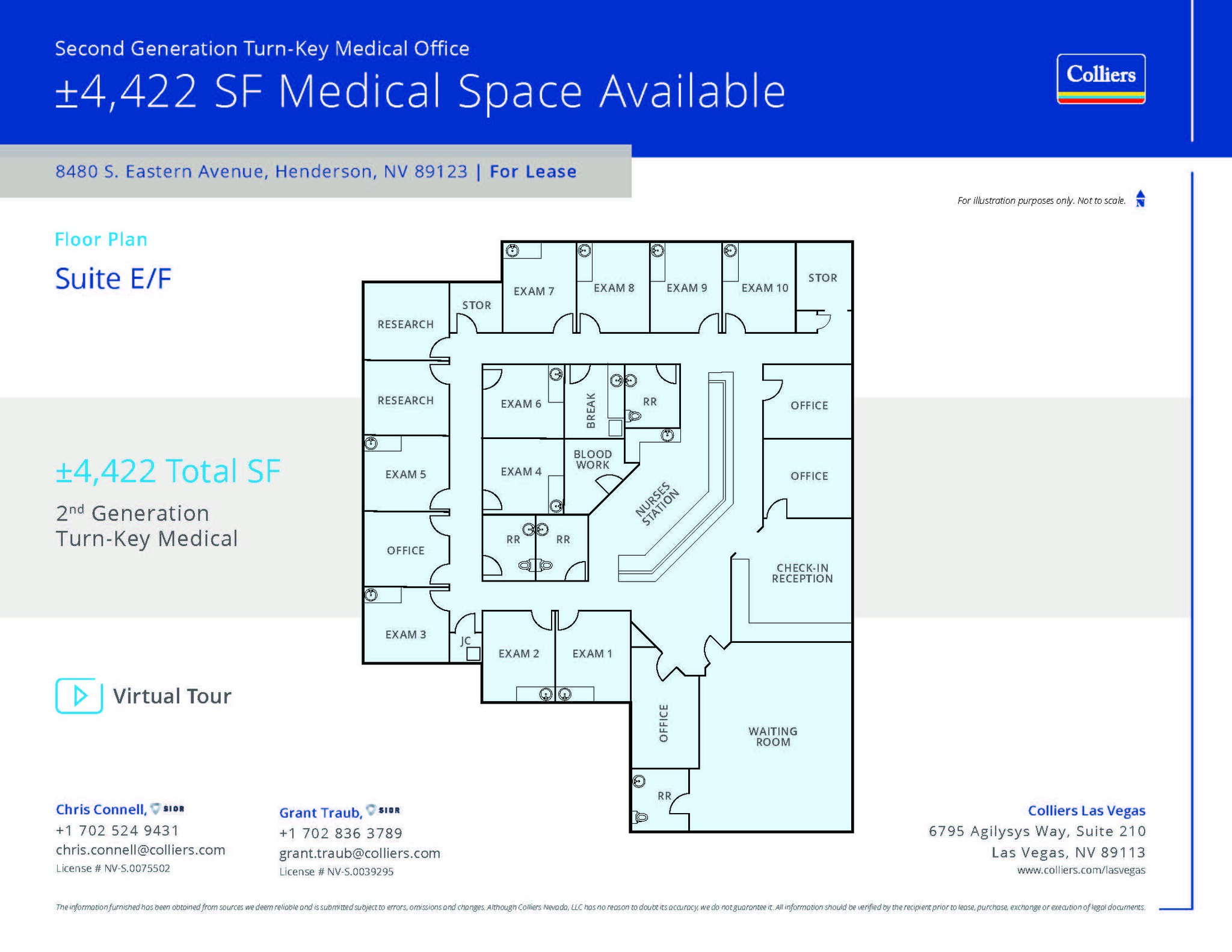 8480 S Eastern Ave, Las Vegas, NV for lease Floor Plan- Image 1 of 1