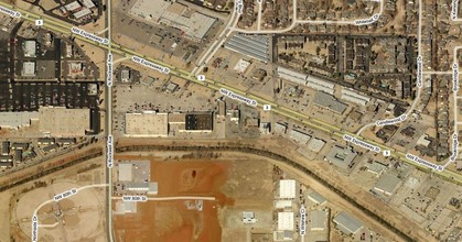 6706 NW Expressway St, Oklahoma City, OK - aerial  map view