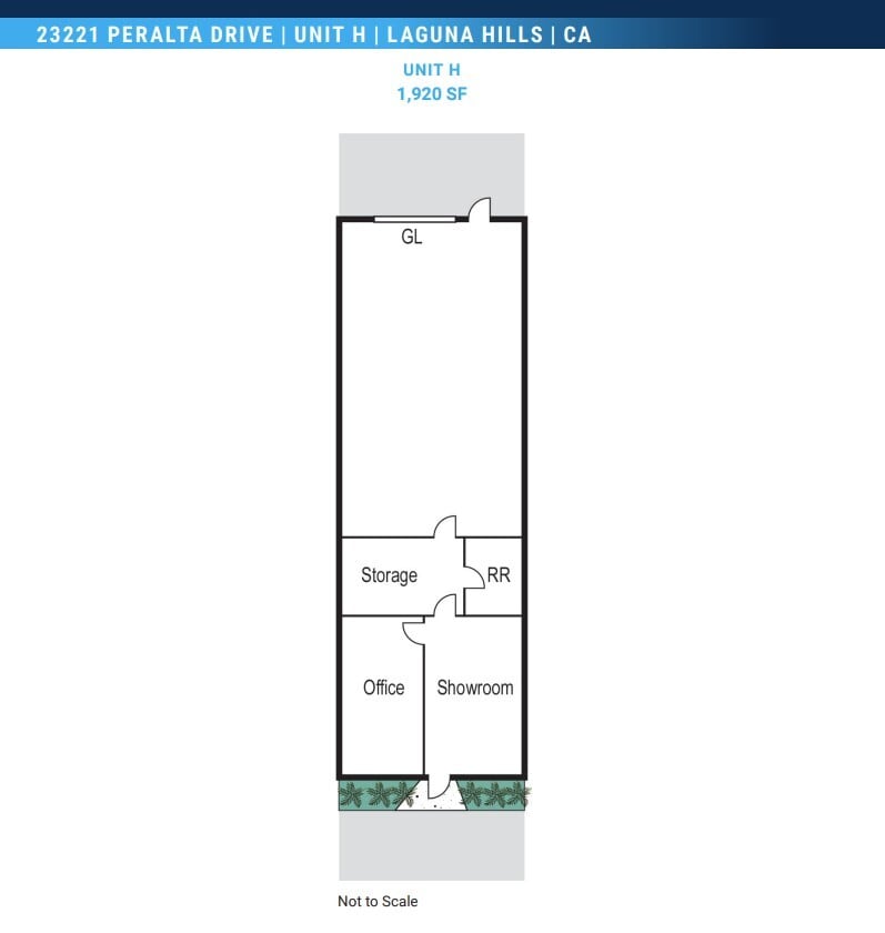 23221 Peralta Dr, Laguna Hills, CA for lease Floor Plan- Image 1 of 1