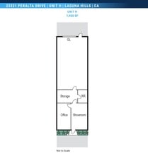 23221 Peralta Dr, Laguna Hills, CA for lease Floor Plan- Image 1 of 1