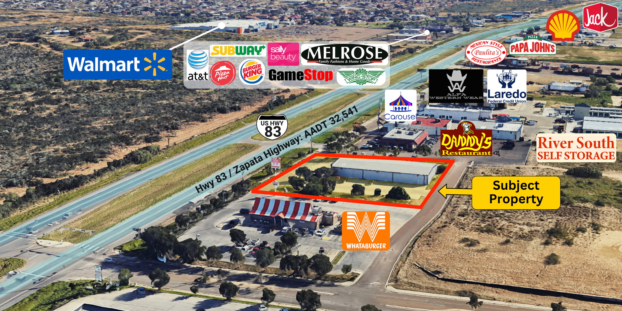 3800 S Zapata Hwy, Laredo, TX for lease Building Photo- Image 1 of 14