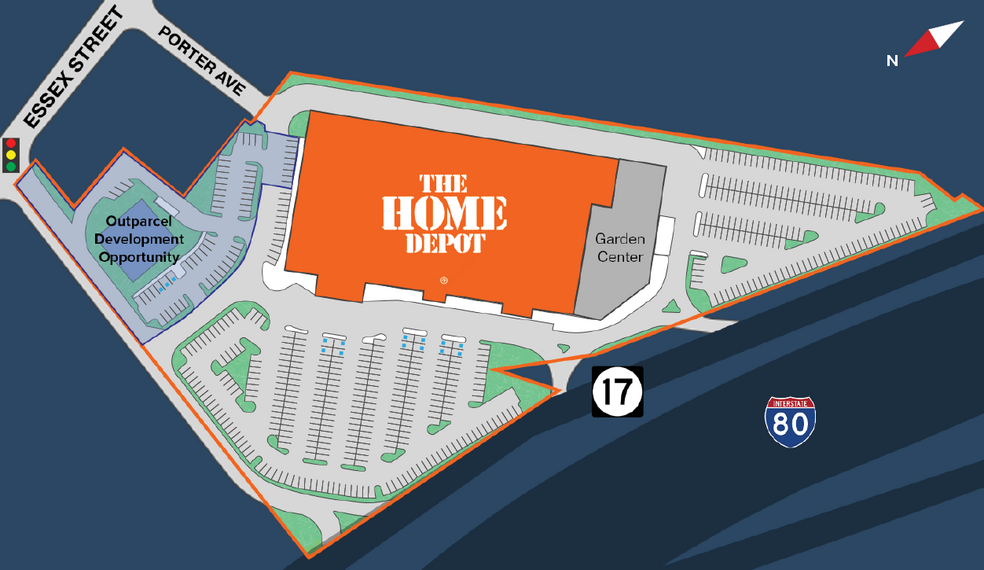 Pad to Home Depot, Lodi, NJ for sale - Site Plan - Image 2 of 2