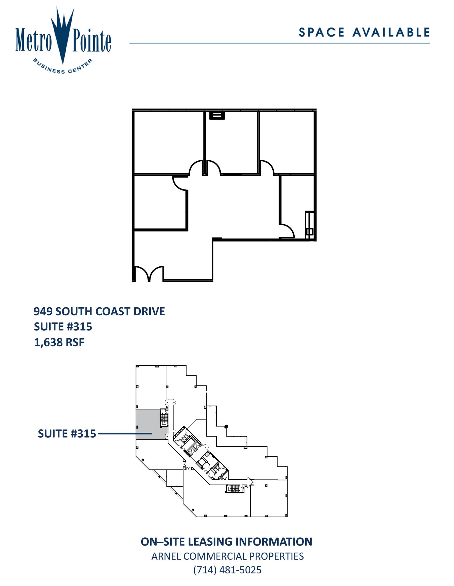 949 S Coast Dr, Costa Mesa, CA for lease Floor Plan- Image 1 of 1