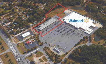 14055 E Wade Hampton Blvd, Greer, SC - AERIAL  map view