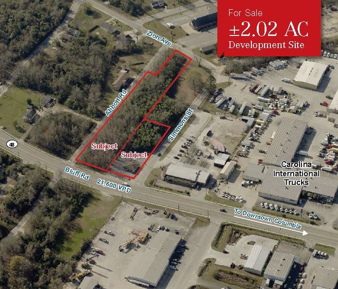 Bluff Road Development Site, Columbia, SC for sale - Aerial - Image 1 of 1