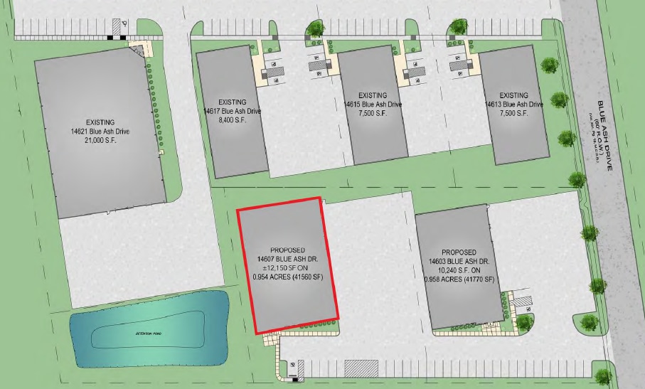 14607 Blue Ash Dr, Houston, TX for lease - Site Plan - Image 2 of 5