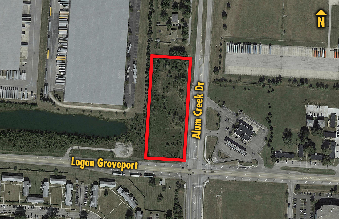 NWC NWC Of Alum Creek Drive & London-Groveport Rd, Columbus, OH for lease Aerial- Image 1 of 3