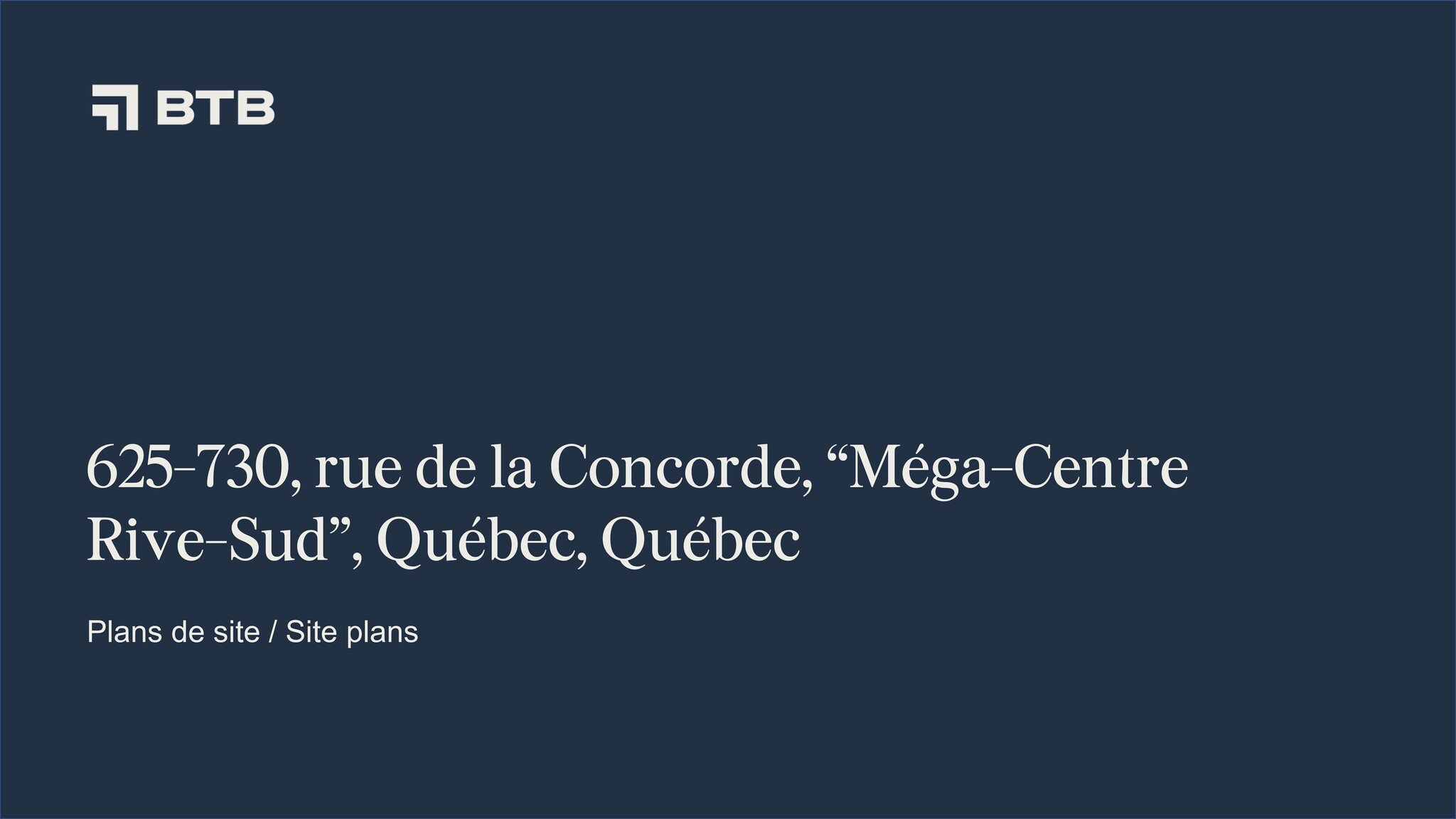 625-730 Rue De La Concorde, Lévis, QC for lease Site Plan- Image 1 of 1