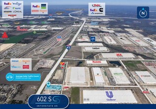 602 Interstate 45, Wilmer, TX - aerial  map view