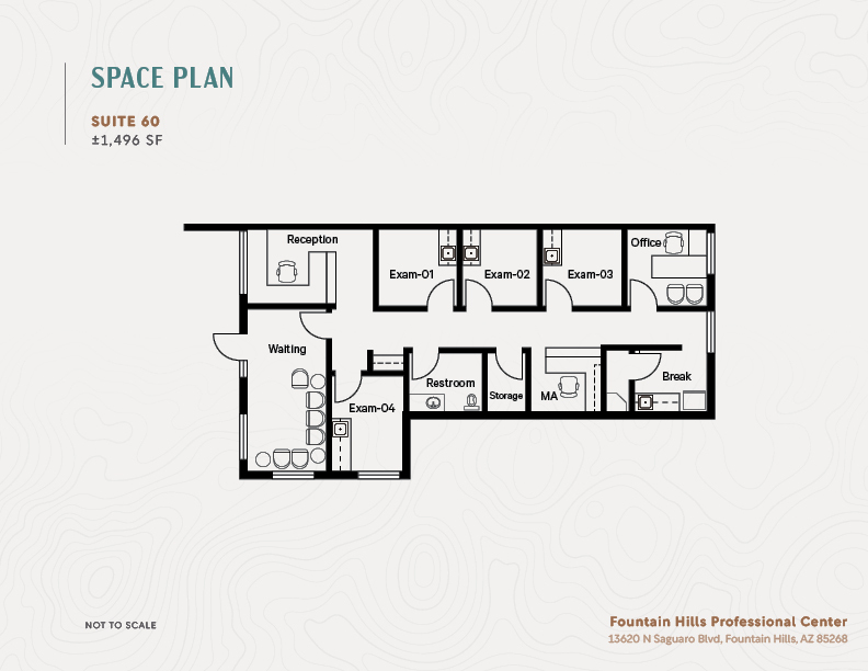 13620 N Saguaro Blvd, Fountain Hills, AZ for lease Floor Plan- Image 1 of 2