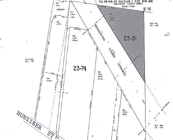 7650 SW Beveland St, Tigard, OR for lease - Plat Map - Image 2 of 9