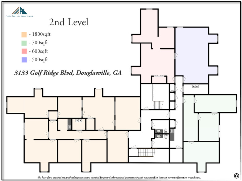 3133 Golf Ridge Blvd, Douglasville, GA for sale - Floor Plan - Image 3 of 12