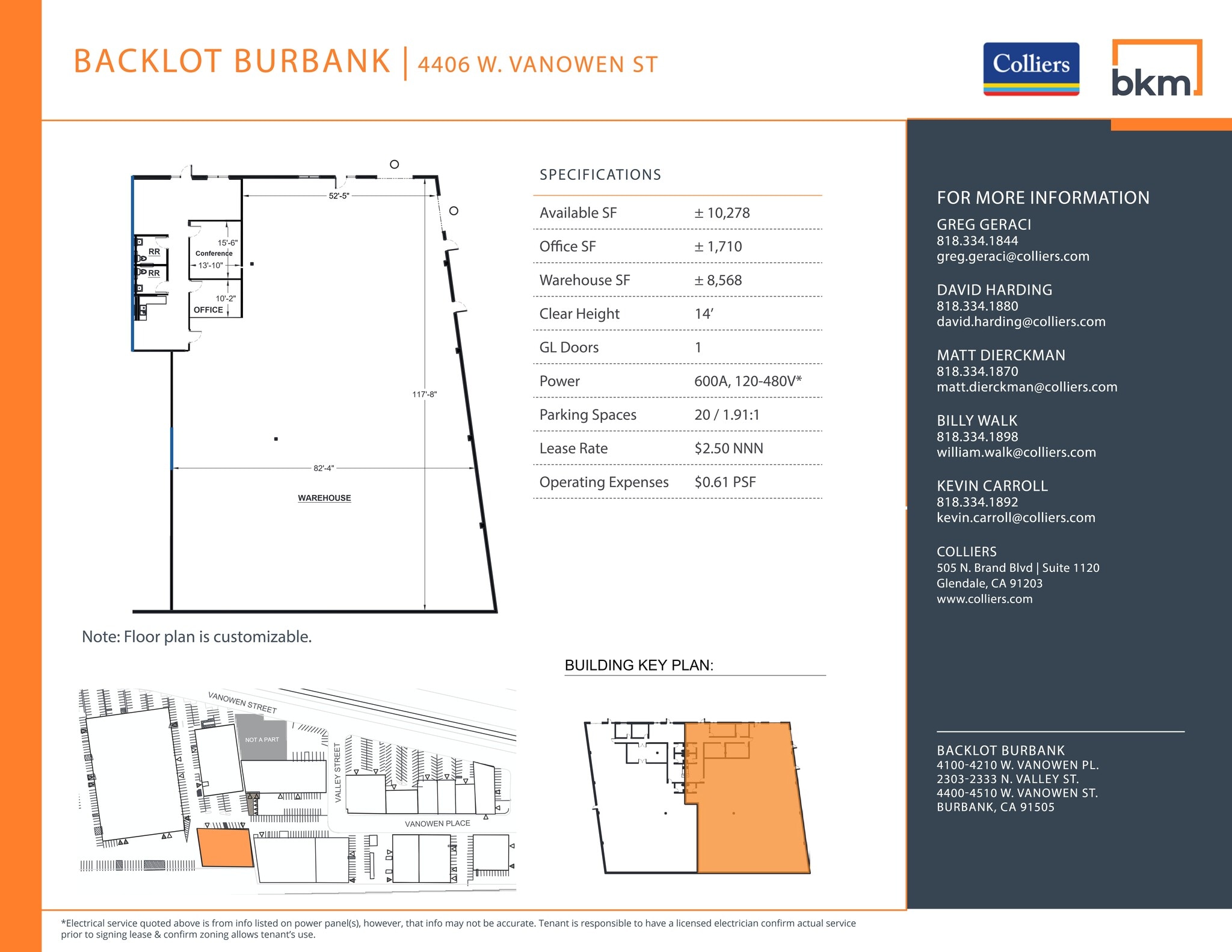 4406-4408 W Vanowen St, Burbank, CA for lease Site Plan- Image 1 of 1