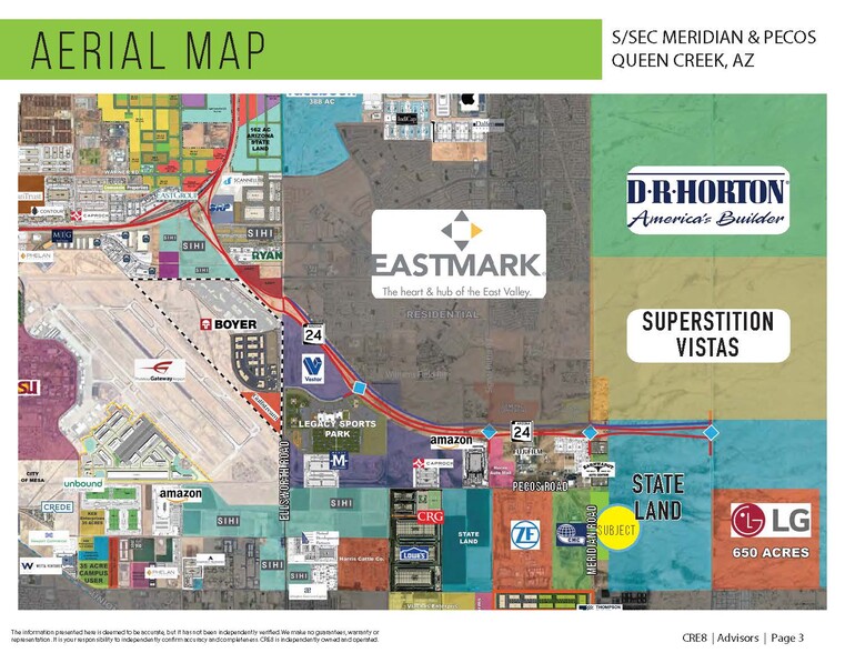 NNEC Of Germann Rd & Meridian Rd, Queen Creek, AZ for sale - Building Photo - Image 3 of 4