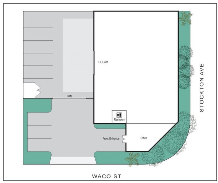 5778 Waco St, Chino, CA for lease - Site Plan - Image 2 of 2