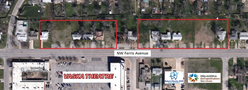 1713 NW Ferris Ave, Lawton, OK for sale - Aerial - Image 1 of 1