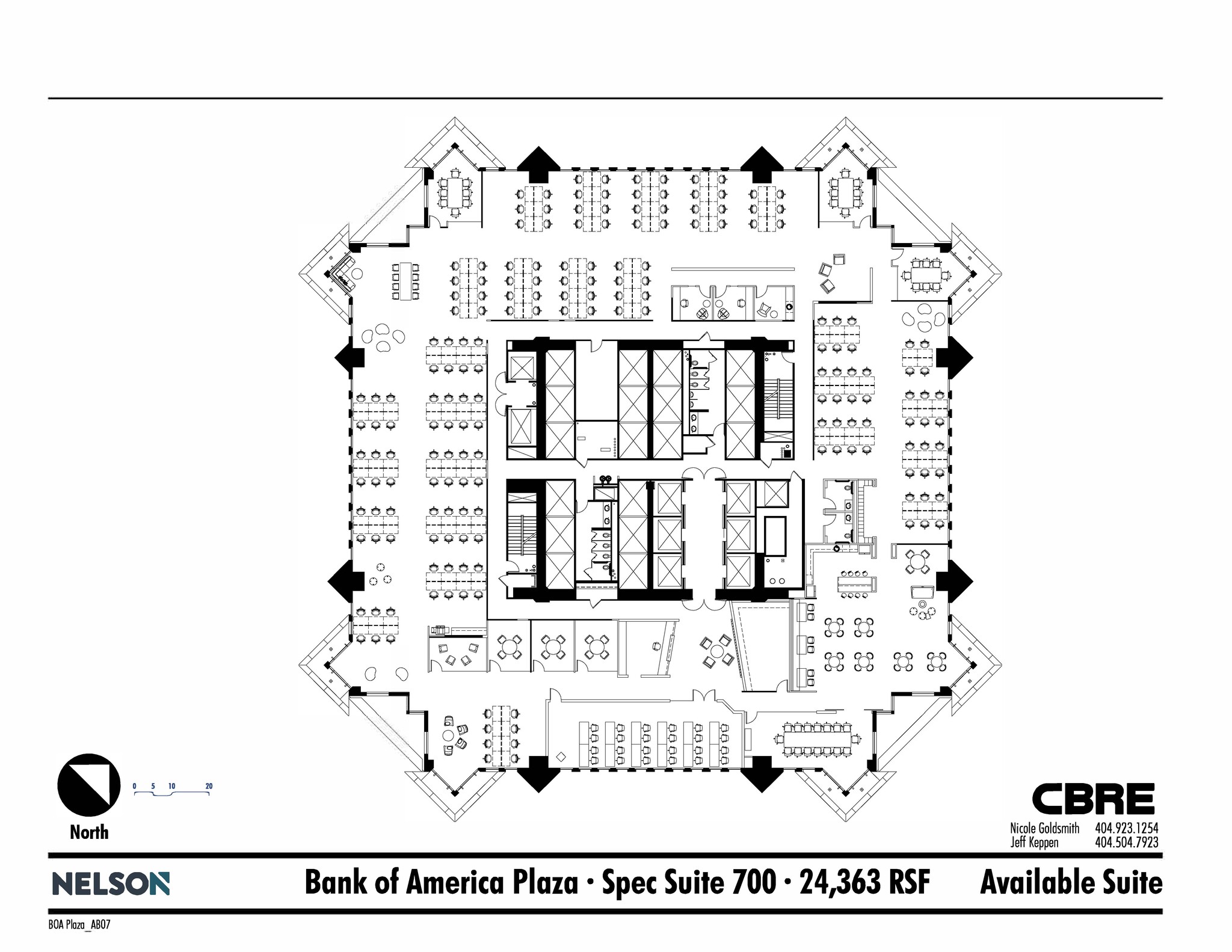 600 Peachtree St NE, Atlanta, GA for lease Floor Plan- Image 1 of 1