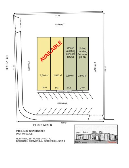 2401-2407 Boardwalk St, San Antonio, TX for lease - Site Plan - Image 2 of 4