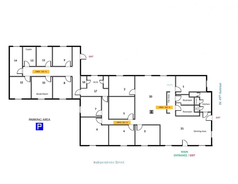 9595 W 49th Ave, Wheat Ridge, CO for sale - Floor Plan - Image 2 of 19
