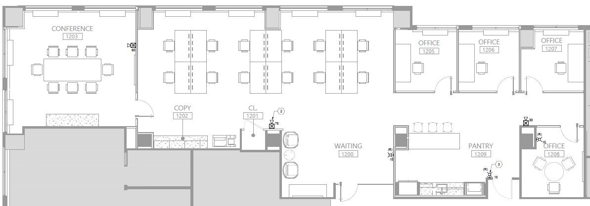 1667 K St NW, Washington, DC for lease Floor Plan- Image 1 of 1