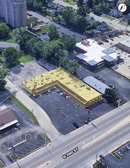 6125 N 2nd St, Loves Park, IL for lease - Aerial - Image 1 of 4