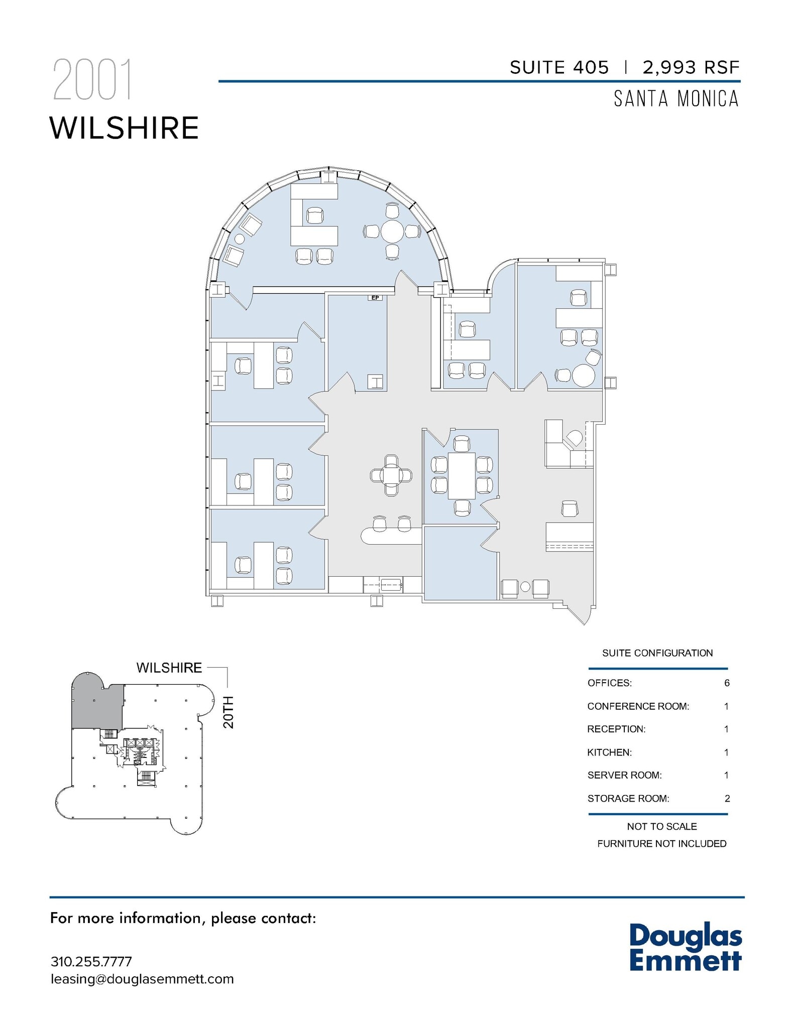 2001 Wilshire Blvd, Santa Monica, CA for lease Floor Plan- Image 1 of 1