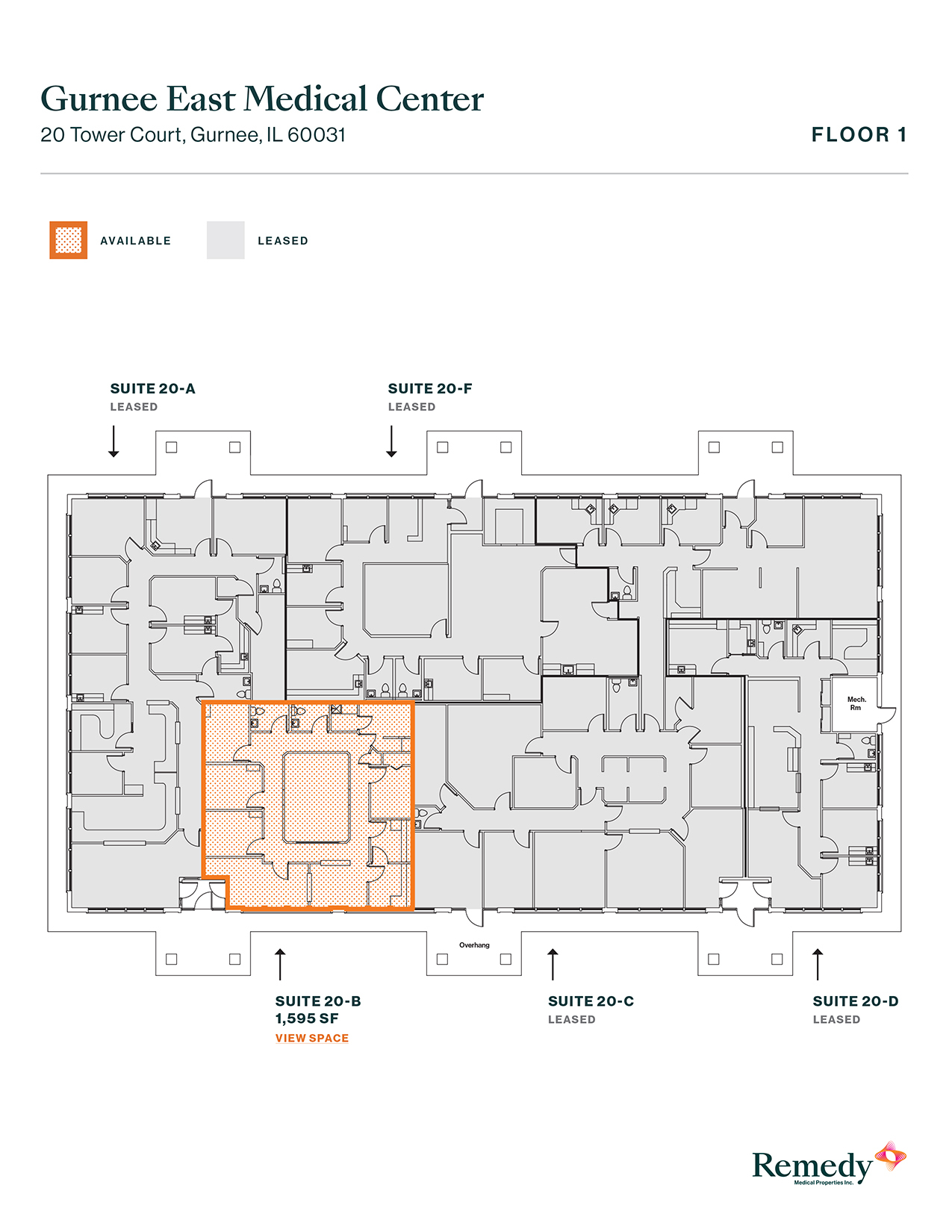 3 S Greenleaf Ave, Gurnee, IL for lease Floor Plan- Image 1 of 1