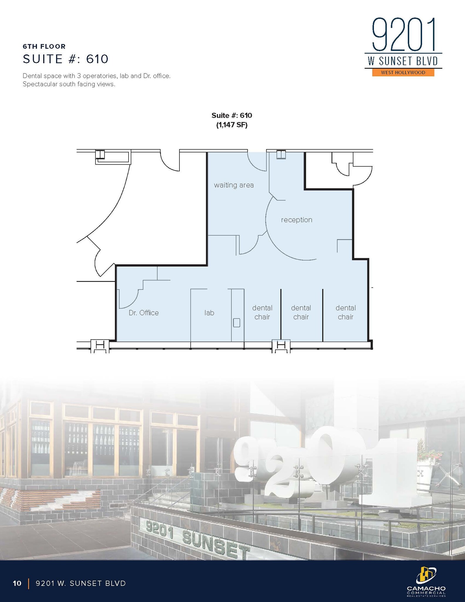 9201 W Sunset Blvd, West Hollywood, CA for lease Floor Plan- Image 1 of 1