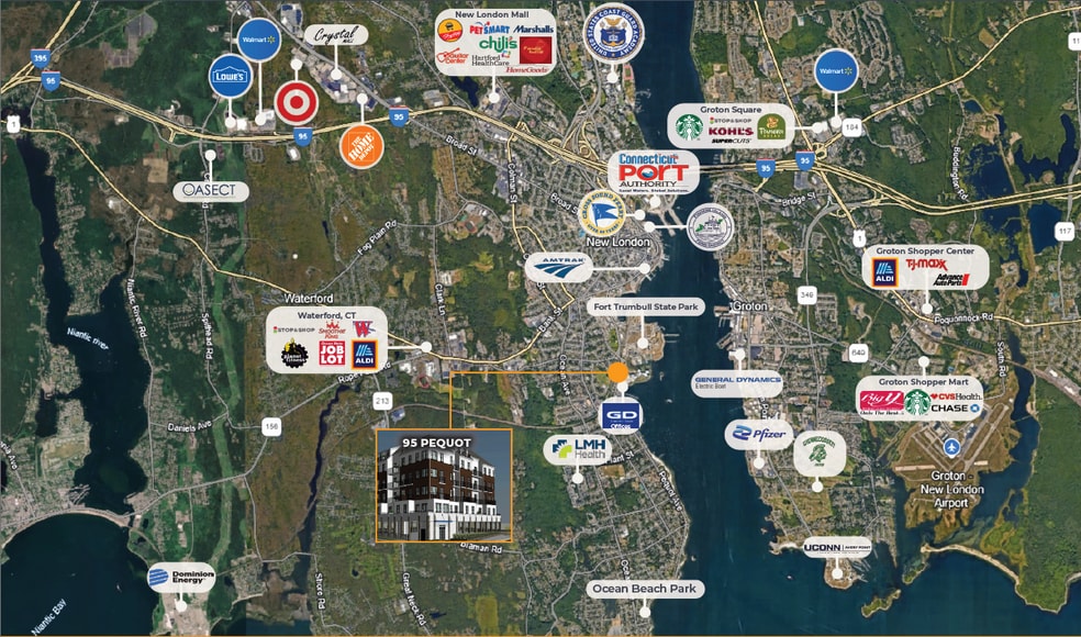 95 Pequot Ave, New London, CT for sale - Building Photo - Image 2 of 2