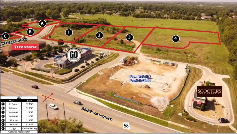 Dean Ave & 58 Hwy, Raymore, MO for sale - Building Photo - Image 2 of 4