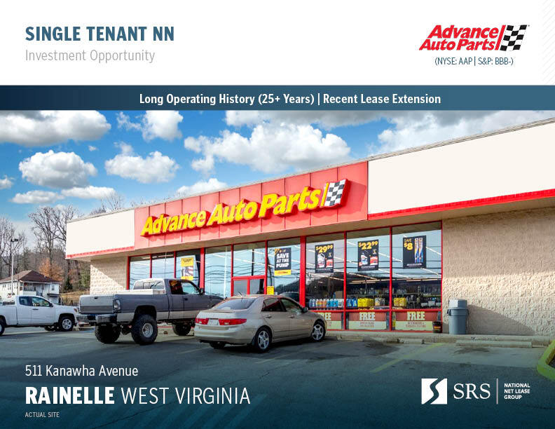 511 Kanawha Ave, Rainelle, WV 25962 Advance Auto Parts Rainelle, WV