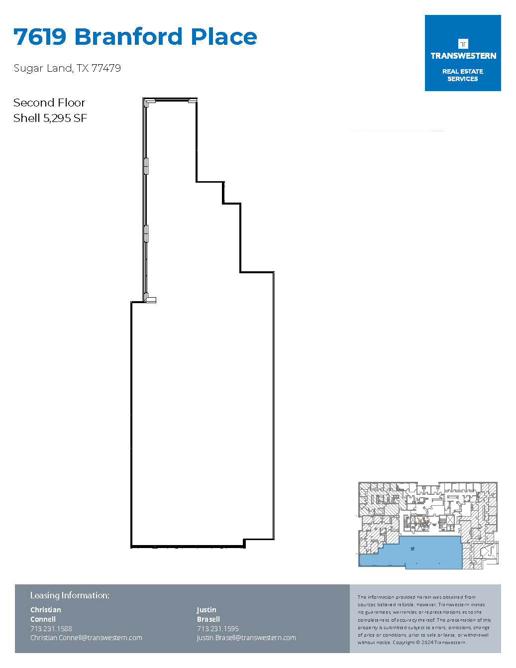 7619 Branford Pl, Sugar Land, TX for lease Floor Plan- Image 1 of 1