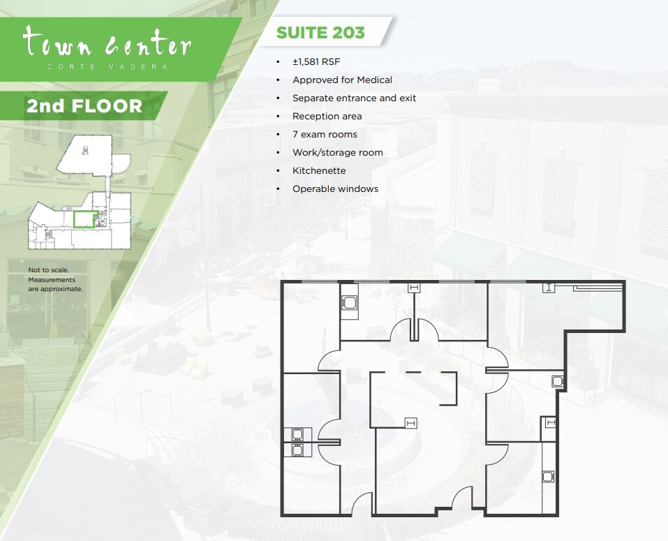 770 Tamalpais Dr, Corte Madera, CA for lease Floor Plan- Image 1 of 1