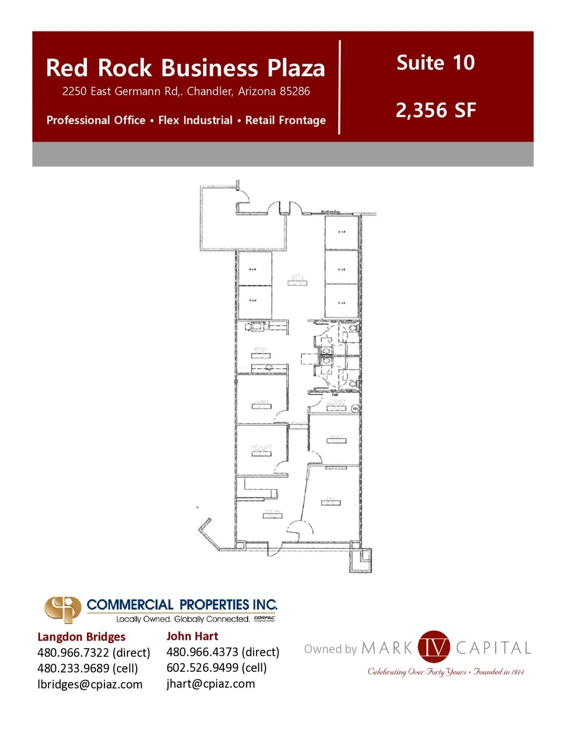 2301 E Yeager Dr, Chandler, AZ for lease Floor Plan- Image 1 of 1