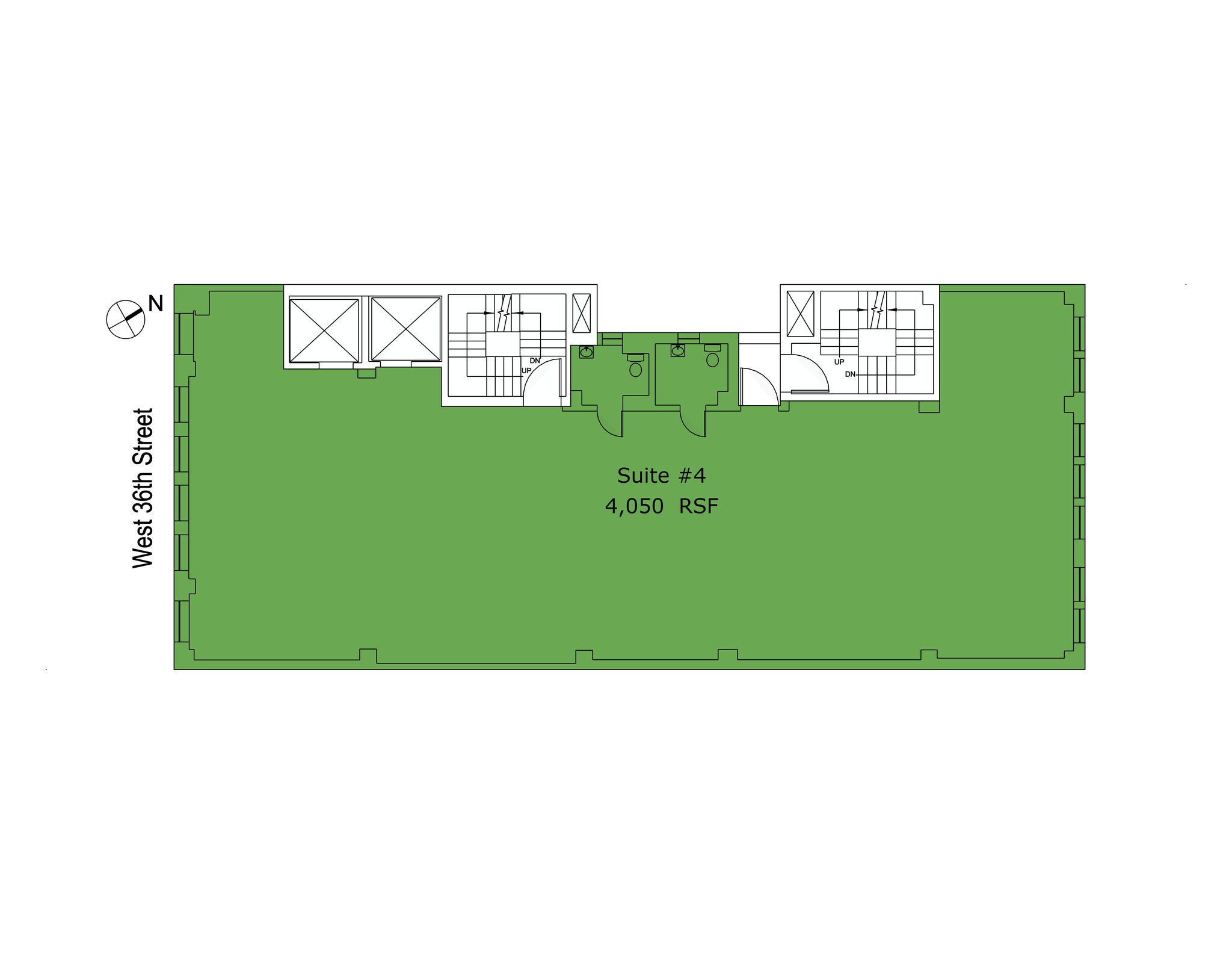 25 W 36th St, New York, NY for lease Site Plan- Image 1 of 1