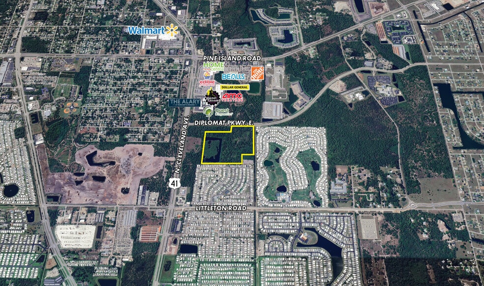 Diplomat Pky E, North Fort Myers, FL for sale - Aerial - Image 3 of 4
