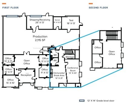 13125 Danielson St, Poway, CA for lease Floor Plan- Image 1 of 1