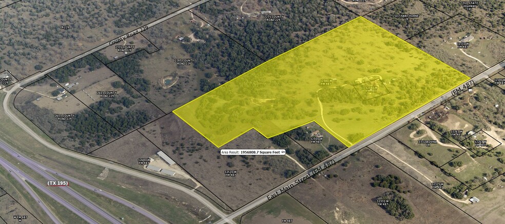 12380 W FM 487, Florence, TX for sale - Aerial - Image 1 of 1