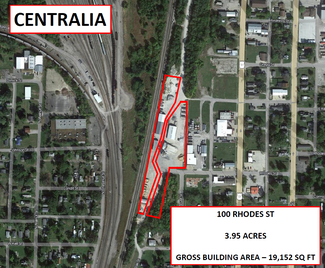 More details for 100 Rhodes St, Centralia, IL - Industrial for Sale