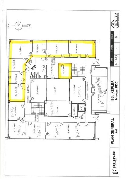 Office in Pau for lease - Floor Plan - Image 2 of 19