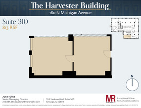 180 N Michigan Ave, Chicago, IL for lease Floor Plan- Image 1 of 3