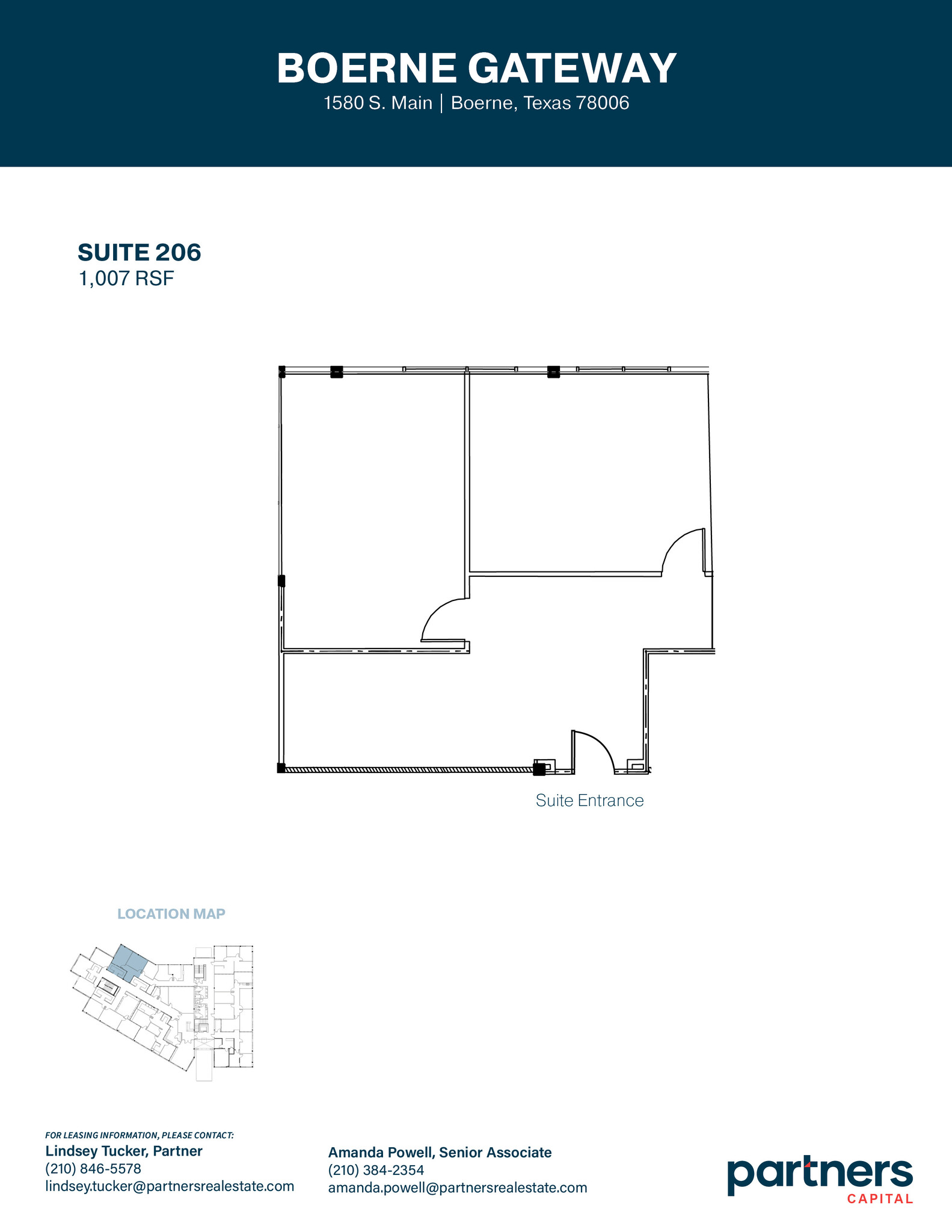 1580 S Main St, Boerne, TX for lease Floor Plan- Image 1 of 1