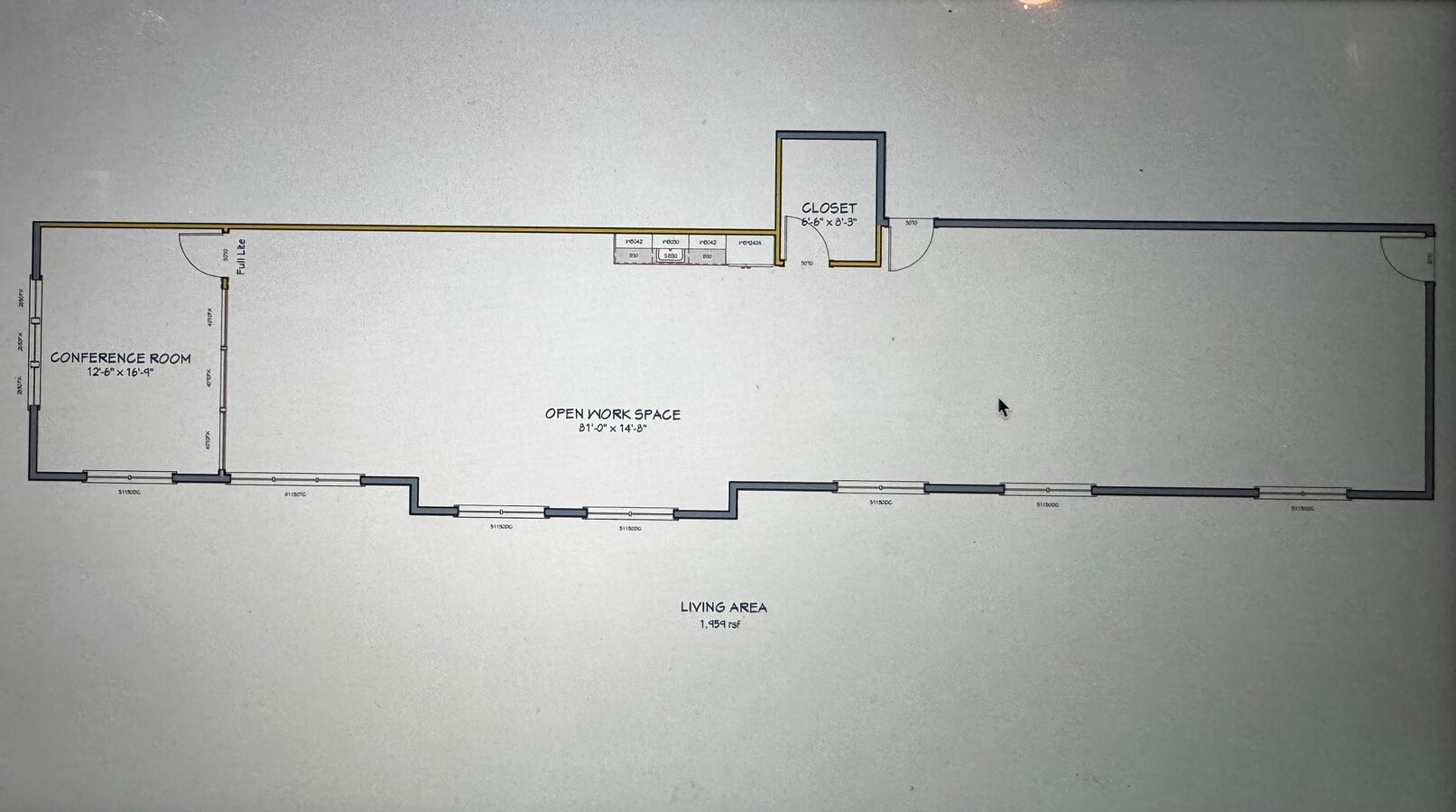 40100-40150 Moring, Chapel Hill, NC 27517 - Unit 202B - - Floor Plan - Image 1 of 5
