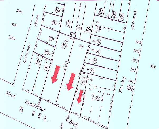 436 W MacArthur Blvd, Oakland, CA for sale - Plat Map - Image 2 of 5